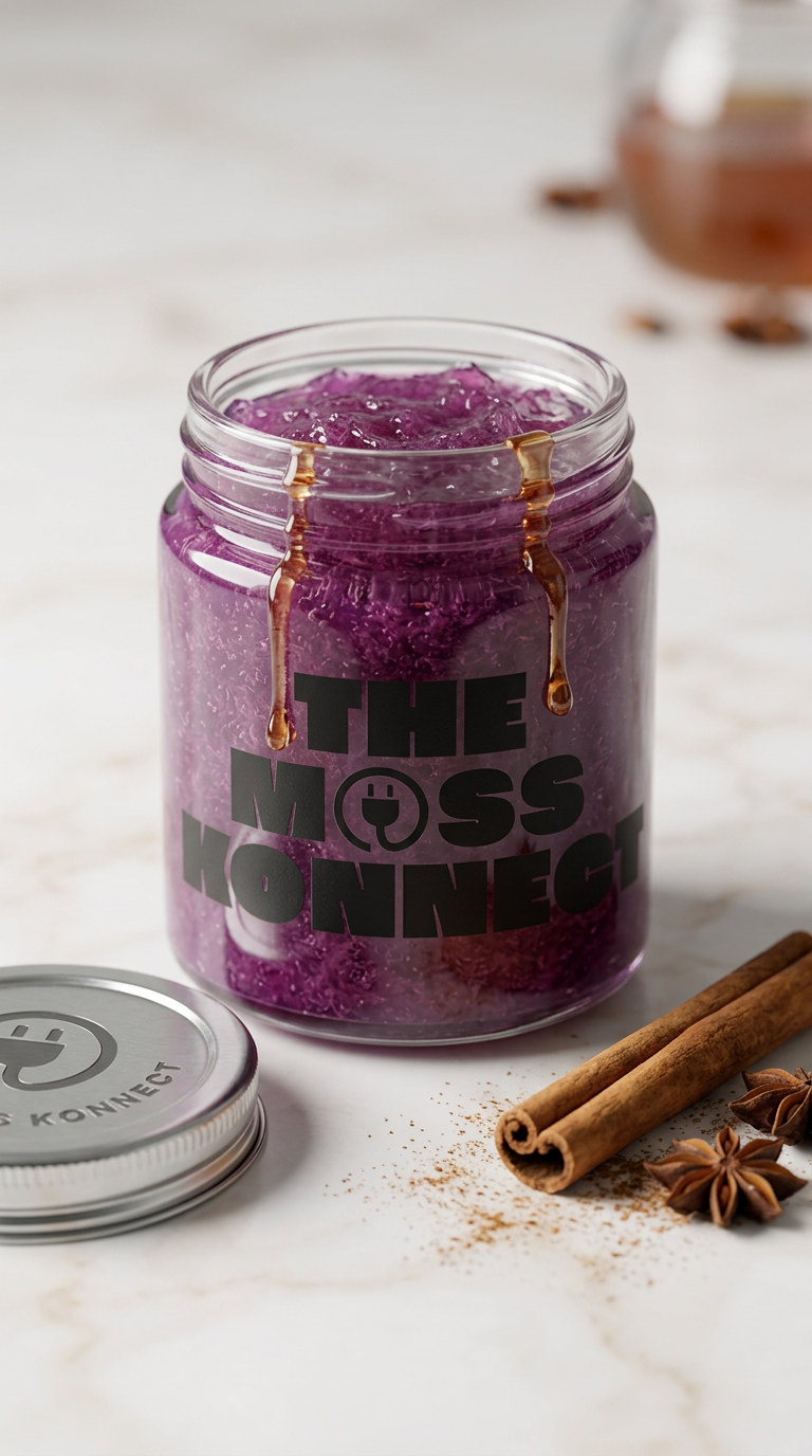 Purple Honey and Cinnamon Moss